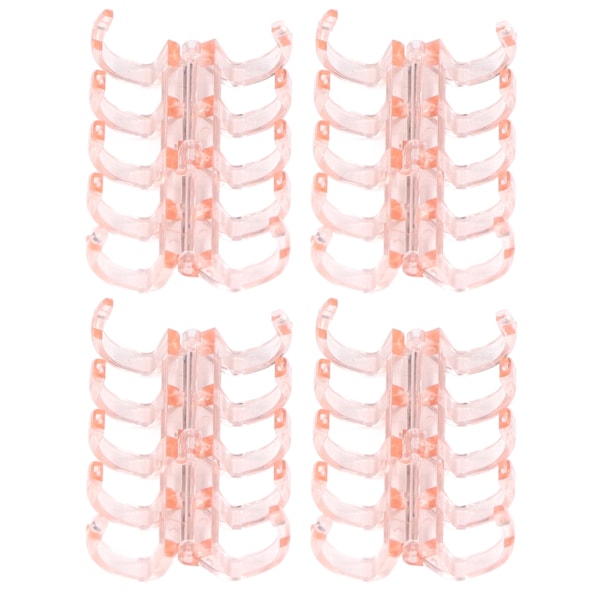 Binderinge Holder 60 Ark Papir 11mm Bindetykkelse Fri Skrivning Nem Brug Kontorartikler Transparent Rød