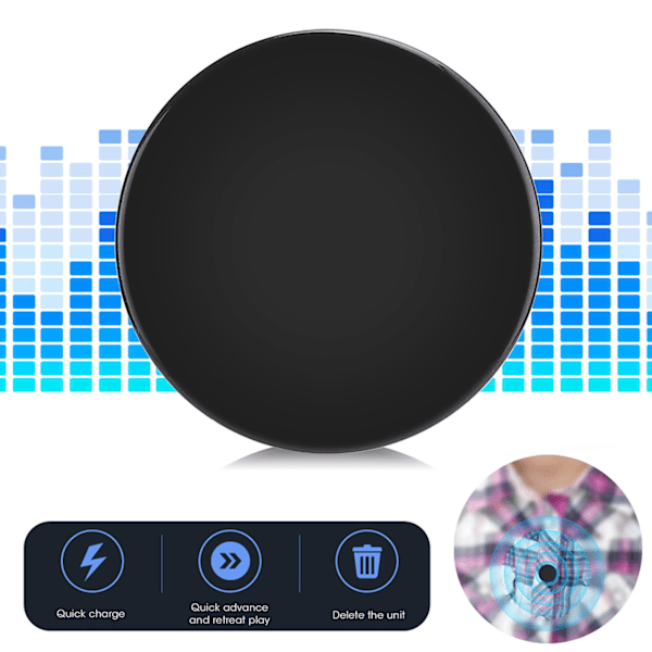 Q3 Badge Recorder Mini Sarjakuva Ammattimainen HD Kohinanvaimennus Pitkä Etäisyys Opiskelijoille (32GB) 32 Go