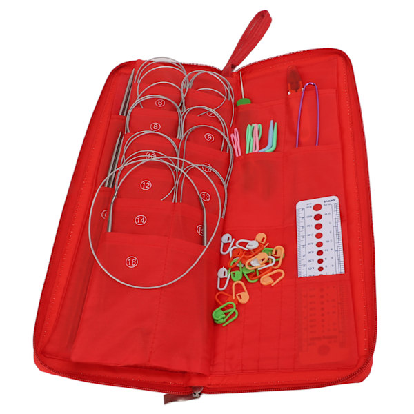 Stickor Set Rostfritt Stål Glansigt Hållbart Utrymmesbesparande Portabel Bred Användning Stickor