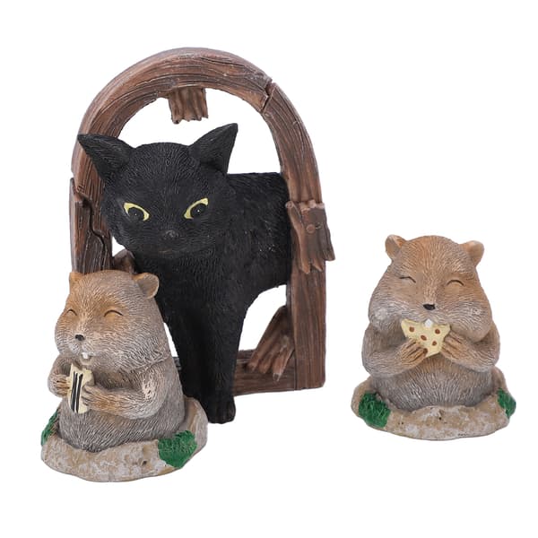 3 stk. Gopher Ornamenter Resin Simulation Dyr Kat Gopher Have Skulptur Dekoration Ornamenter