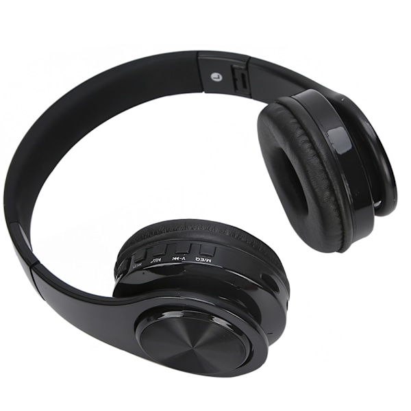 Bluetooth 5.0 Kuuloke Langaton Over Ear Stereo Headset Mikrofoni Pelikuulokkeet Musta