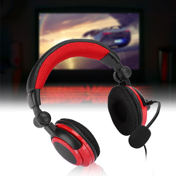 2-i-1 SEZ-220 ABS Lättviktigt Gaming Headset Binaural Hörlursutrustning för PS4/XBOXone