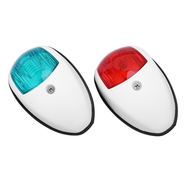 2st IP66 merivoimalaivan navigointiviestivalot DC 12V 3W LED-navigointiviestivalo Punainen Vihreä valo jahdille veneelleValkoinen