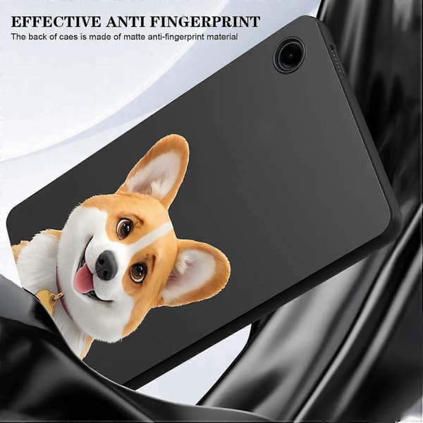 Case for Samsung Galaxy Tab A9 Pattern Print Slim TPU Tablet Protective Case - Corgi