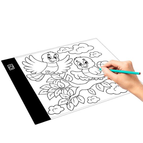 Ultratynt A5 USB LED-kopibrett - ideelt for tegning, animasjon og skisser