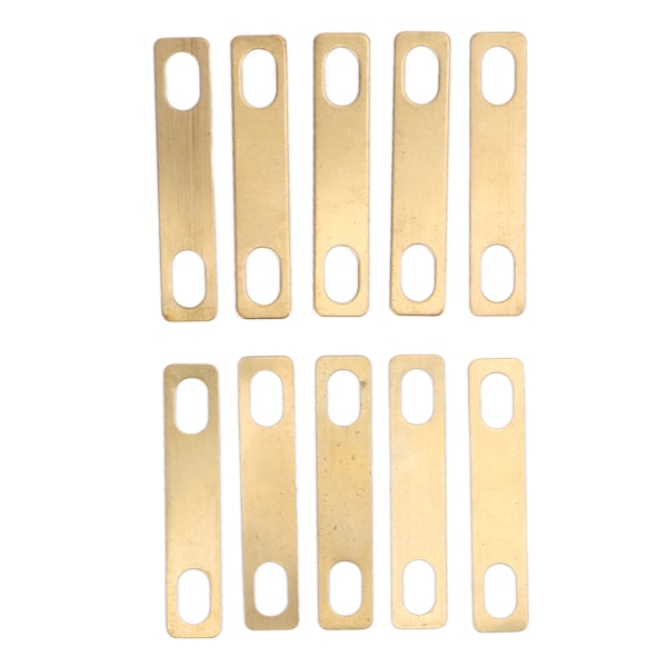 10 st Guitar Neck Shim Mässing Korrosionssäker Universal Neck Förhöjda Shims för bas