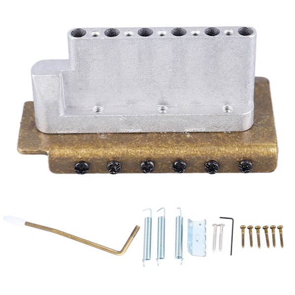 Guitar Bridge Electric Guitar Single Swing Tailpiece Bridge Replacement Tremolo System Set