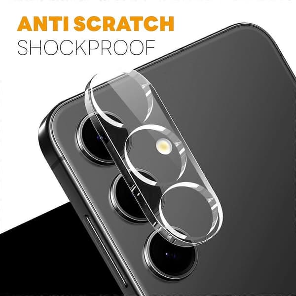 NORTHJO Camera Lens Protector for Samsung Galaxy S25 FE, Tempered Glass, HD Clear 3D Full Coverage