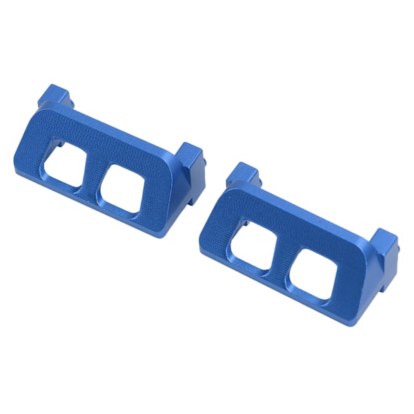 1 Par RC Servo Skydd Aluminiumlegering Servo Guard Passar för Traxxas E Revo VXL 1/16 Blå