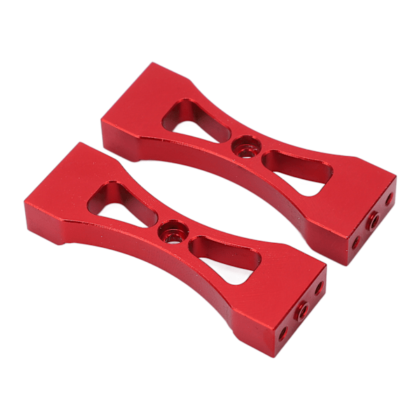 2 stk RC metalbjælke 53 mm længde Center fast montering aluminium til WPL B14 B16 B36 Q60 Q61 Rød