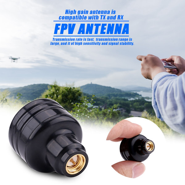 5,8G 5dBi RHCP High Gain FPV Quadcopter Soppantenne Dronetilbehør (indre nål)