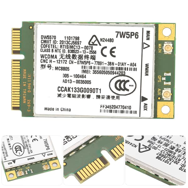 Langaton 4G-moduuli WWAN-laajakaista Mobile E5440 E6440 E6540 E7240 E7440 M M6800 Mc8805