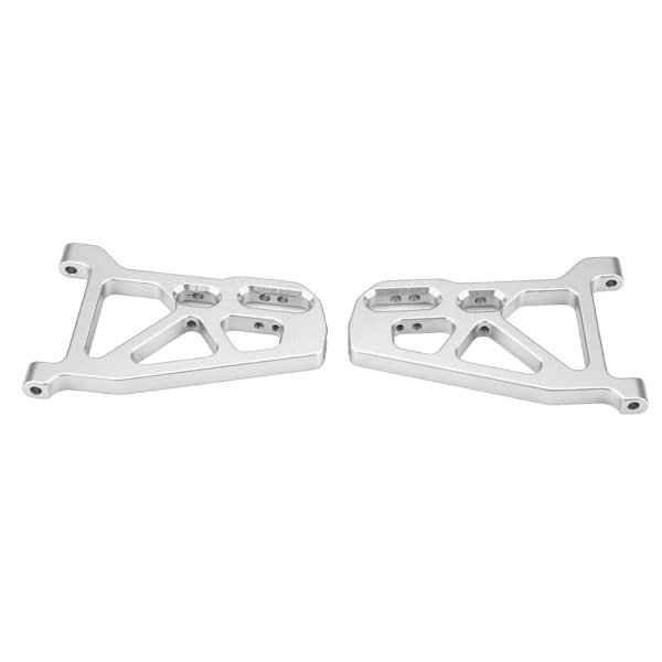 Aluminiumlegering främre undre upphängningsarm för FS 53633 51805 51806 1/10 skala RC-bil (silver)