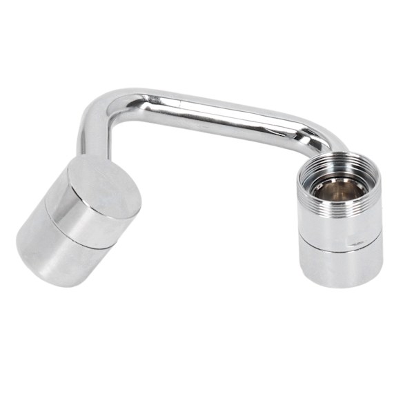 Haneforlænger Kobber Rustfrit Stål ABS 1080 Grader 22mm Indvendig Diameter Roterbar Hane Adapter