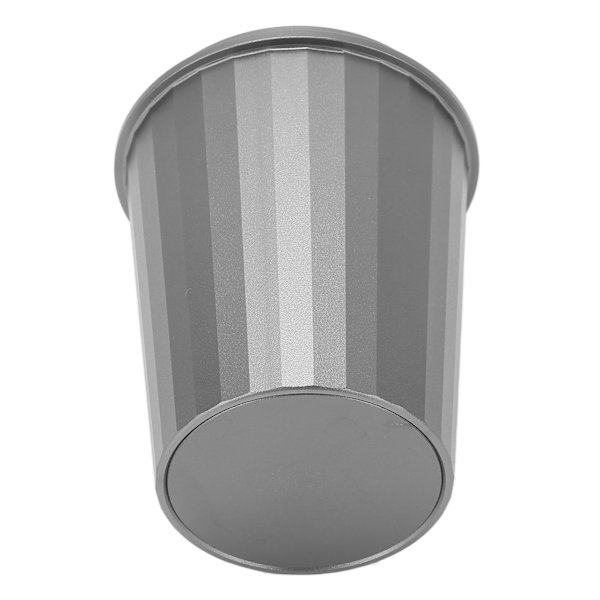 58 mm doseringskopp förhindrar klibbning av aluminiumlegering, mångsidig kaffepulvermatningskopp för kaffemaskin bönkvarn silvergrå