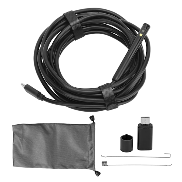 WiFi 2MP IP67 vanntett endoskop med 6+1 LED-lys - Industrielt boreskop for Android- og iOS-telefoner