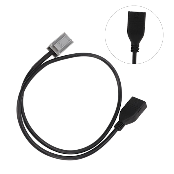 USB-adapterkabel til bilstereo, understøtter MP3 WMA WAV, erstatning til MITSUBISHI Outlander ASX Lancer