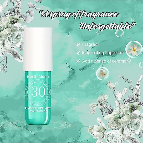 90ml Parfume Body Spray Bærbar Naturlig Langtidsholdbar Frisk Let Duft Mild Niche Parfume