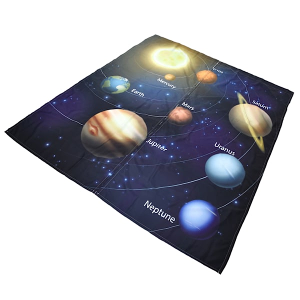 Moderni ikkunan verho polyesterikuitu planeettakuvio digitaalinen painatus varjostin verho kodin sisustus 170x200cm / 66.9x78.7in Tyyppi 39