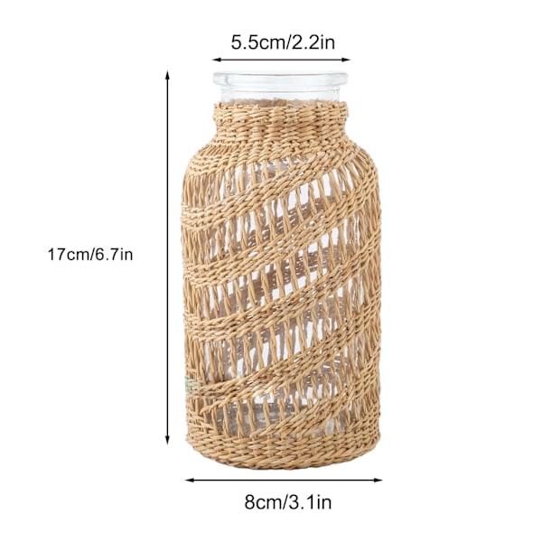 Punotut maljakot Rattan-punotut maljakot Olohuoneen sisustus