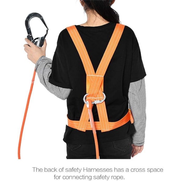 Säkerhetsselesats, Säkerhetsfallsele, 6 typer Höjdjusterbar sele för bälte, säkerhetsbälte, räddningsrep, luftarbete