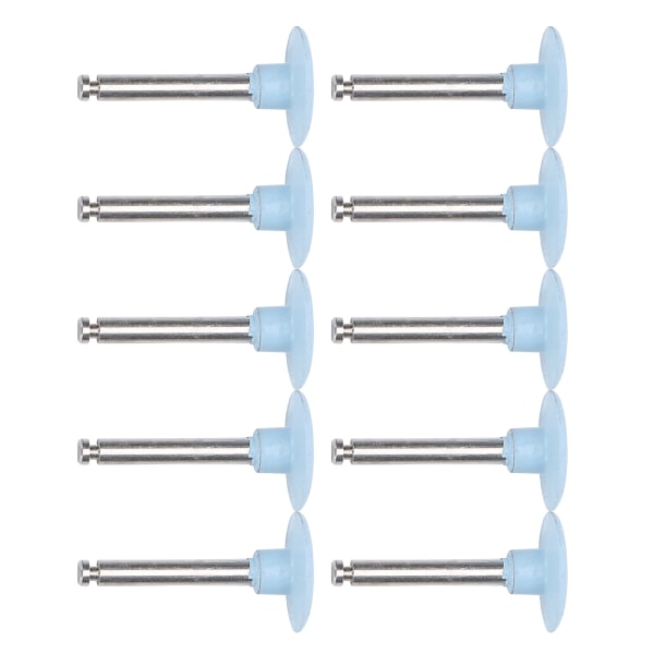 10 st Tandpoleringsborrar Låghastighets set blå