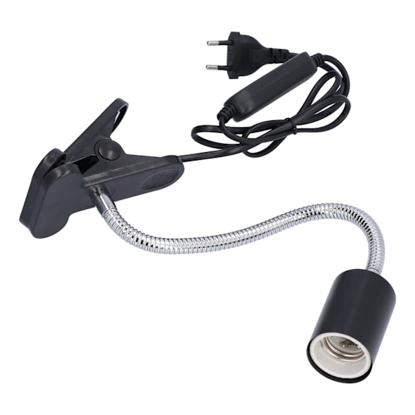Krybdyr Varmelampeholder Krybdyr Solbad Lampeholder med Tidsfunktion E27 EU Stik 220V