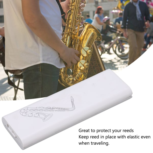 Bærbart saksofonrørveske - Universell ABS enkeltholder for klarinett