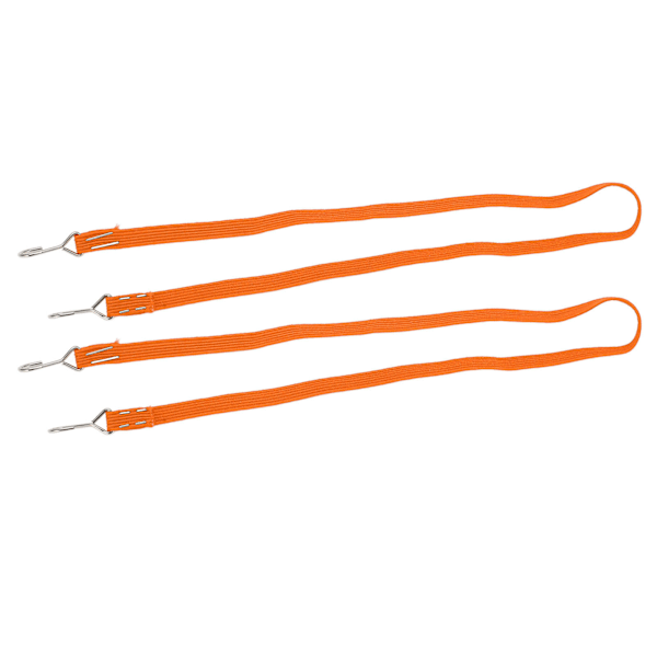 2 kpl RC Elastisen Bagagehihnoja Nylon Yleinen RC Bungee Kiinnitysjohto Kaikille RC-autoille Oranssit