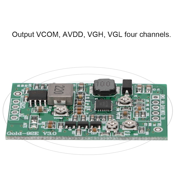 Boost Board -moduuli LCD TCON -kortti VGL VGH VCOM AVDD 4 Säädettävä Gold-92E Zhide
