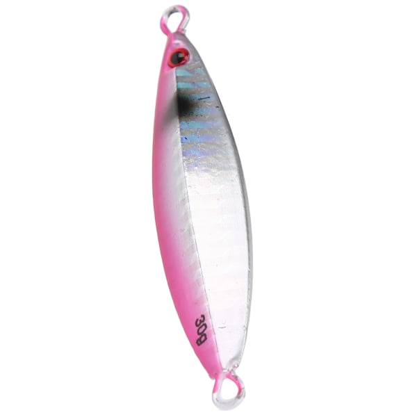 Fiske Kunstig agn Fiskeformet metall naturtro sluk Fisketilbehør Pink30g/1.1oz