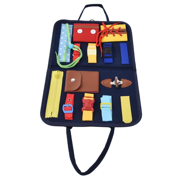 Pedagogisk sensorisk tavla Baby Activity Board Intelligence Development Toy for ToddlerC