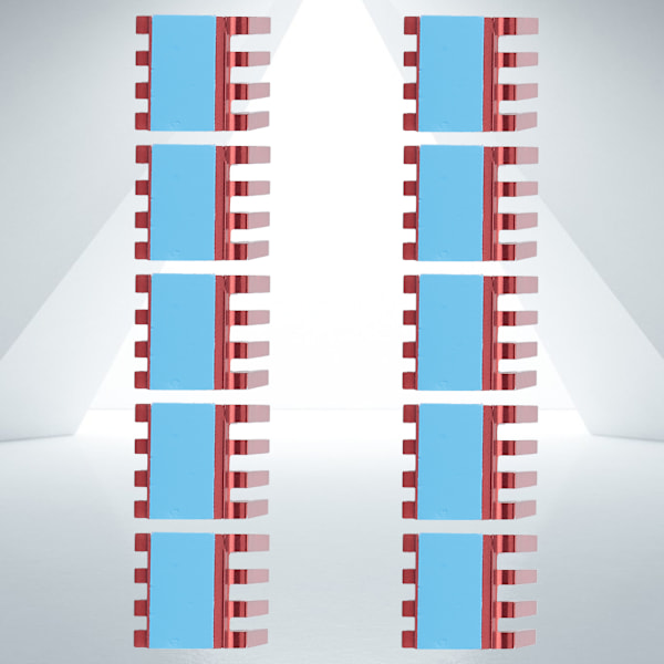 10 stk./sæt Køleplade til Steppermotordriver til 3D-printer TMC2100/TMC2208 Stepper Drive