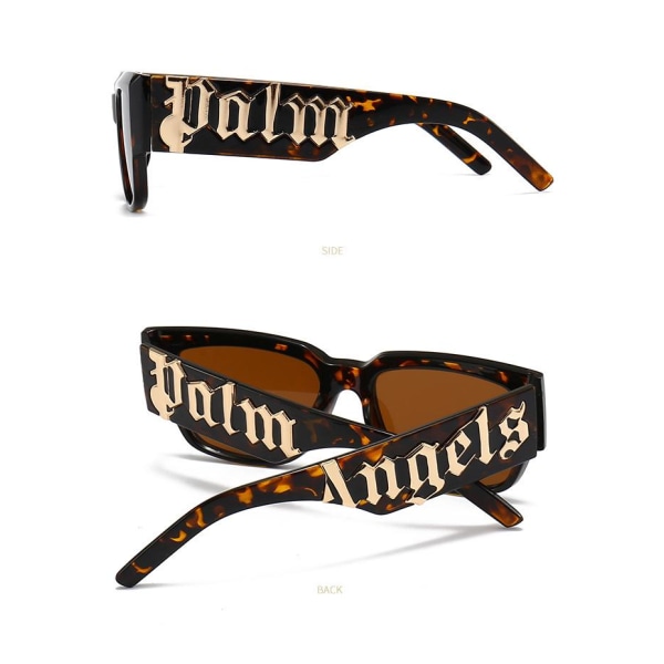 Punksolbriller med liten innfatning - kaffefarge, nye retrosolbriller, avansert trendfølelse