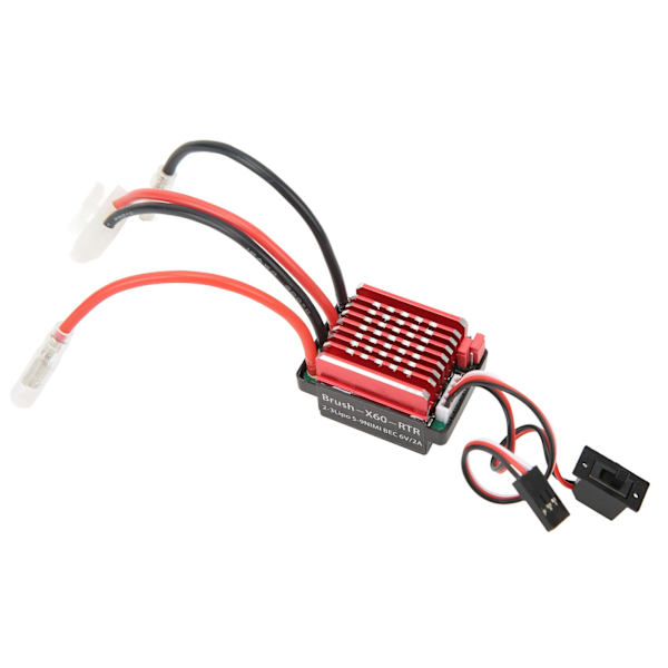 RC 60A Børstet ESC 6V 2A Elektrisk Hastighedskontrol til Traxxas til HSP til Redcat 1/10 RC Biler