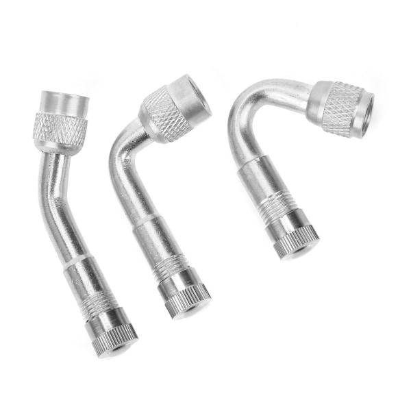 Mässing Däckventilförlängare 90° 135° 45° Ventilstamsförlängningsadapter för Bil Motorcykel Cykel Silver