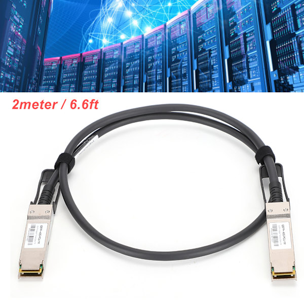 QSFP+ Kobberkabel Kompatibel H3C Internettkafé Fotoelektrisk 1‑7 Meter Datakabel G04062Meter