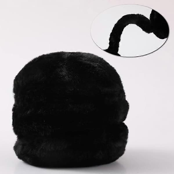 Foldable Earmuffs, Adjustable Faux Fur Earmuffs for Winter
