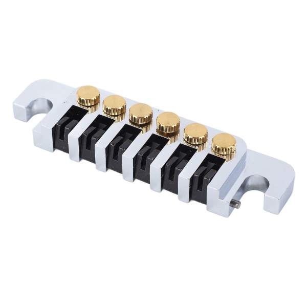 Guitar Tune Roller Saddle Bridge halestykke med 2 pigger elektrisk gitar Tune Bridge halestykke Stop Bar for LP