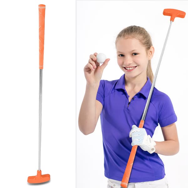 24 tommer Mini Gummihoved Golfputtere Børne Golf Putter Stål Skaft (Orange)