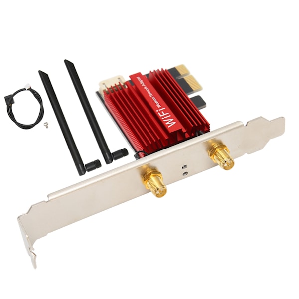 PCIE Netværkskort 2.4G 5G Dual Band Bluetooth 4.2 1200Mbps WiFi Netværkskort Modul til Windows 7 8 10 11