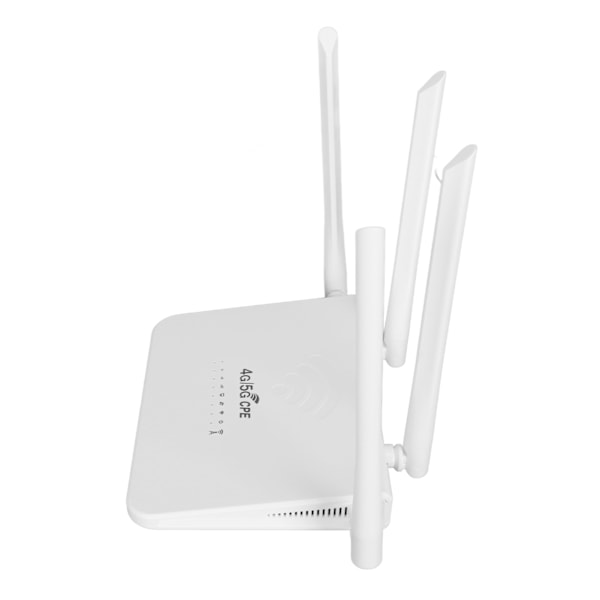 CPE R103 5M 4G LTE Trådløs Router med SIM-kort Slot 300Mbps Lås op for Mobil WiFi Hotspot med 4 5dBi Antenner til Asien 100‑240V EU Stik