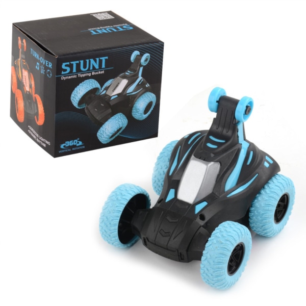 360° tumbling stunt-legetøjsbil til børn med belysning og musik