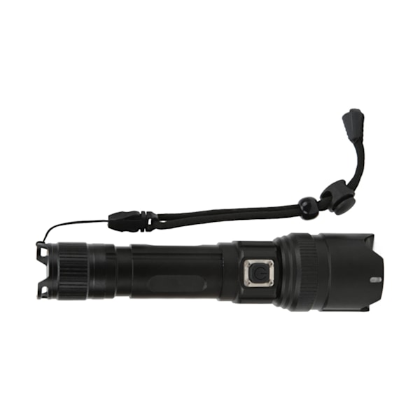 Utomhus Ultra Bright XHP99 LED Ficklampa Typ C USB Uppladdningsbar Zoom Ficklampa
