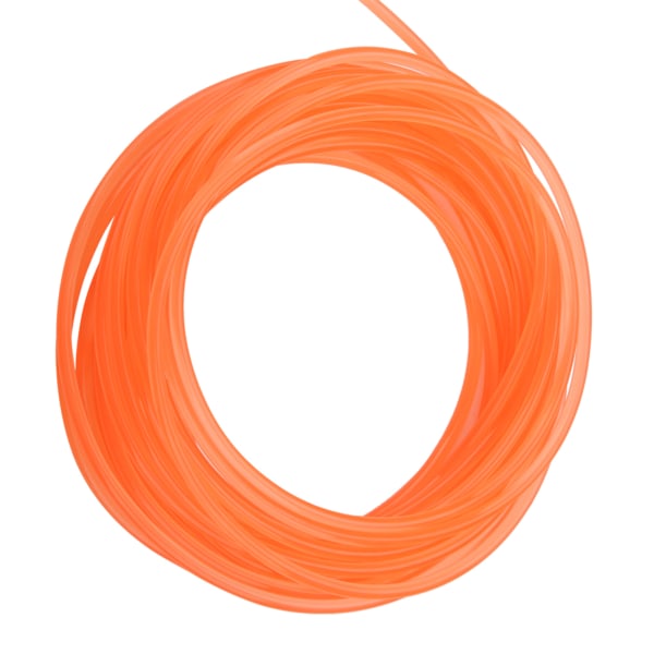 Orange glat overflade PU polyurethan rund bælte til drivtransmission (5mm*10m)