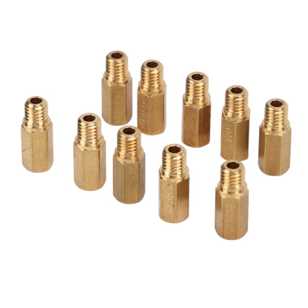 10 stk. Forgaser Hoveddyser Sæt Metal Carb Tilbehør Udskiftning til Keihin FCR MX PWK PWM PE PJ 155‑178