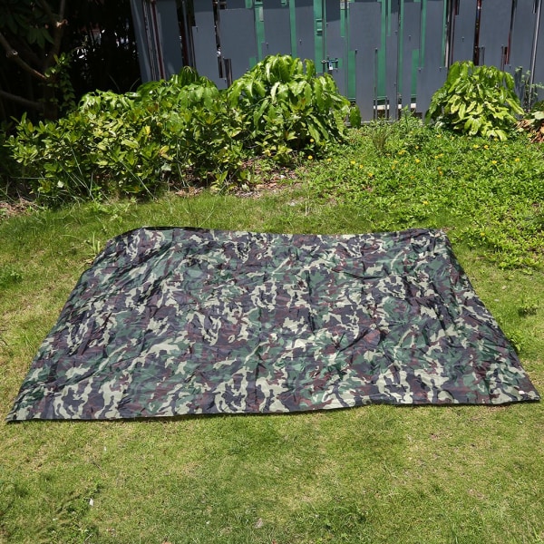 Camouflage Outdoor Portable Lett Regntett Matte RainTent Tarp Shelter (2*1,43m)