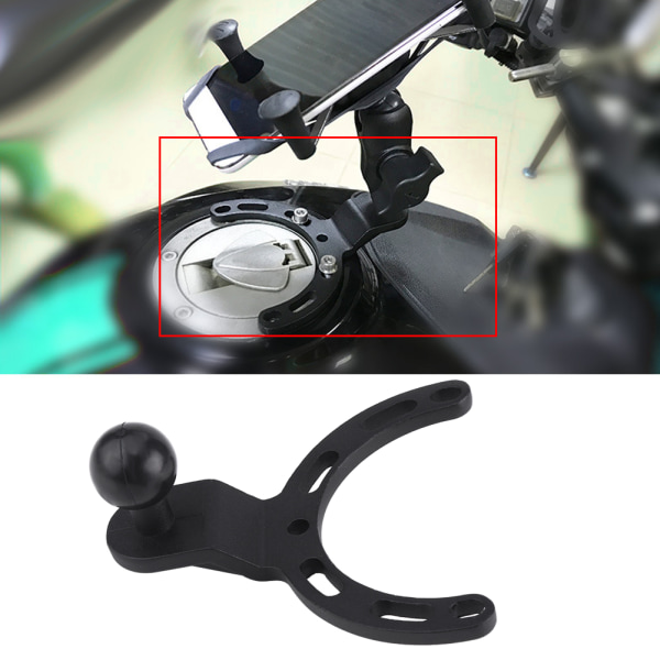 Justerbar Motorcykel Gas Tank Mount GPS Telefon Kamera Bracket Hoder