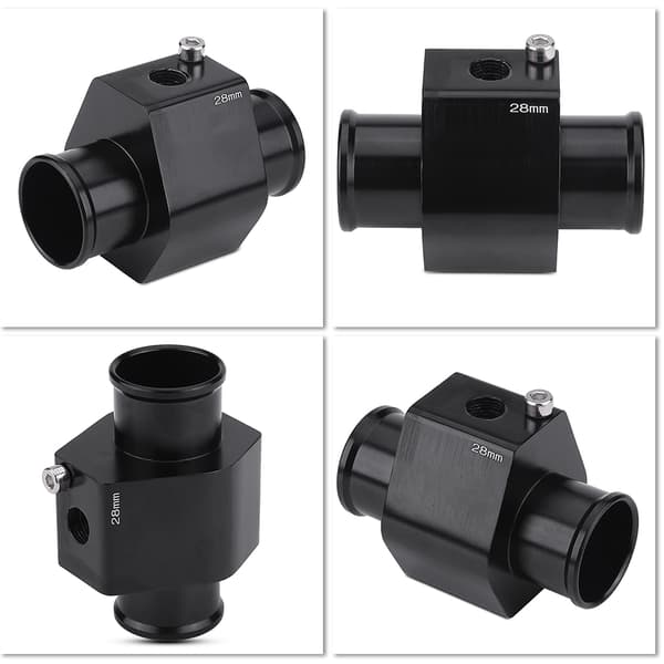 Bil Vand Temp Temperatur Samle Rør Slange Sensor Måler Adapter 28mm