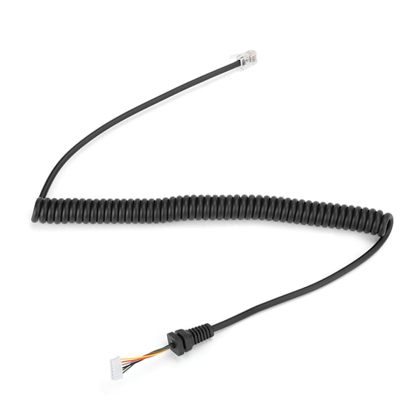 6-pinners mikrofonkabelledning for YAESU FT‑7900R FT‑8900R bilradio MH‑48 høyttaler